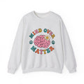 Brain Flower Sweatshirt Teacher Mental Health Gift Women Groovy Sweatshirt Mind Bloom Sweatshirt Educator Enthusiast Psychedelic Sweatshirt Wellness Graphic