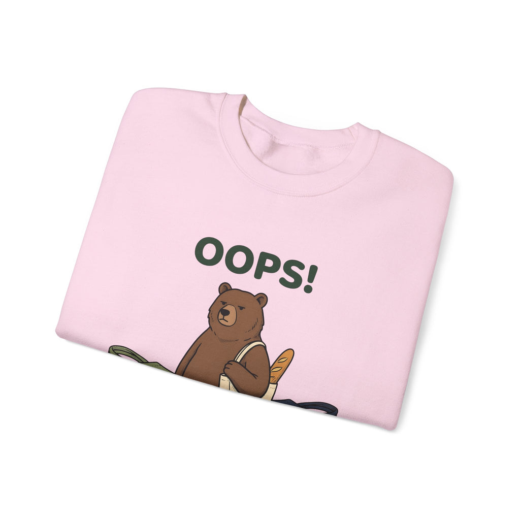 Bear Canvas Sweatshirt Sweatshirt Funny Critter Gift Women Doodle Sweatshirt Sweatshirt Sweatshirt Humor Fan Cartoon Sweatshirt Animal Graphic Sketch Baked Bread Sweatshirt