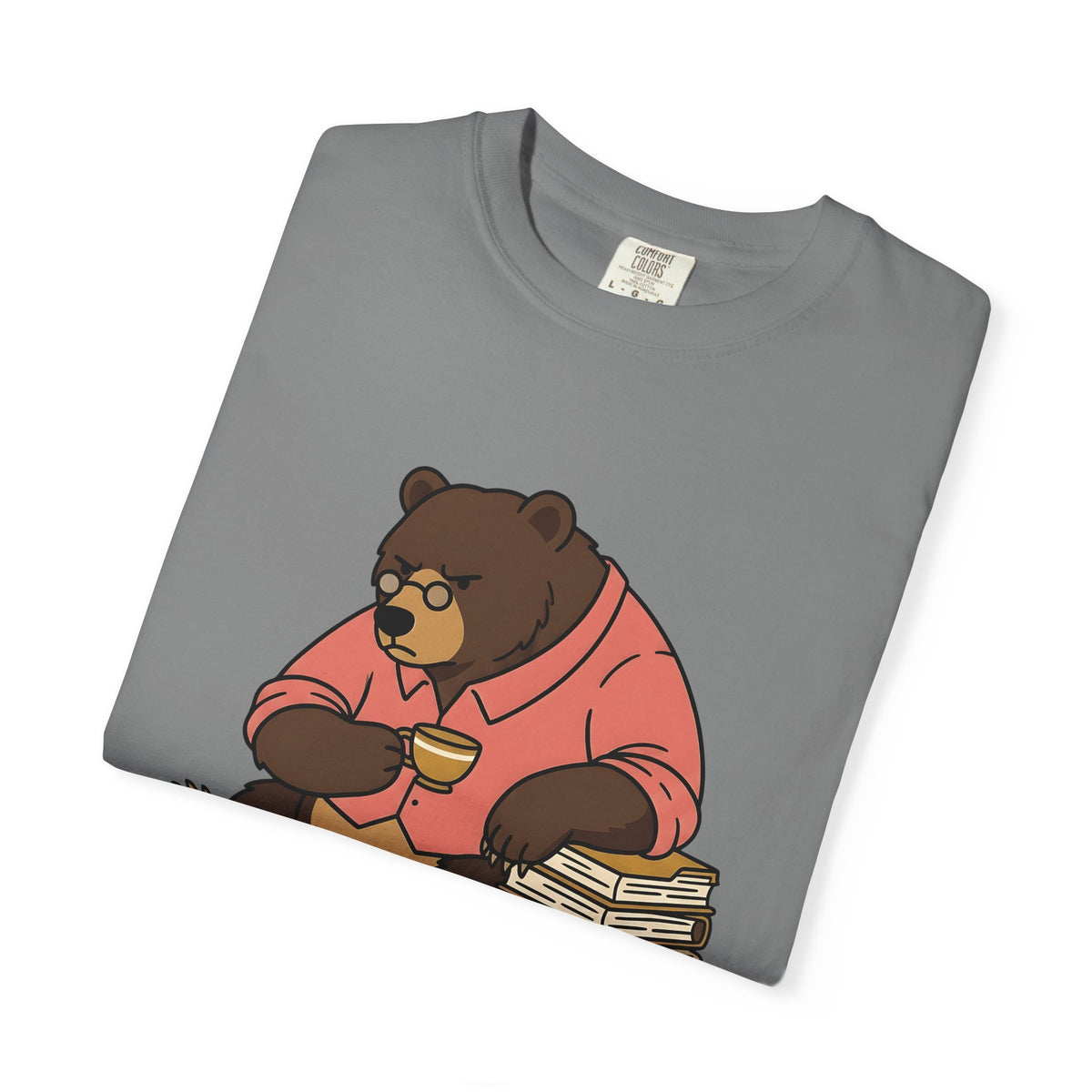 Bear Mocha T-Shirt Teachers Caffeine Gift Women Illustration T-Shirt Mocha T-Shirt Educator Enthusiast Drawing T-Shirt Caffeine Graphic Doodle