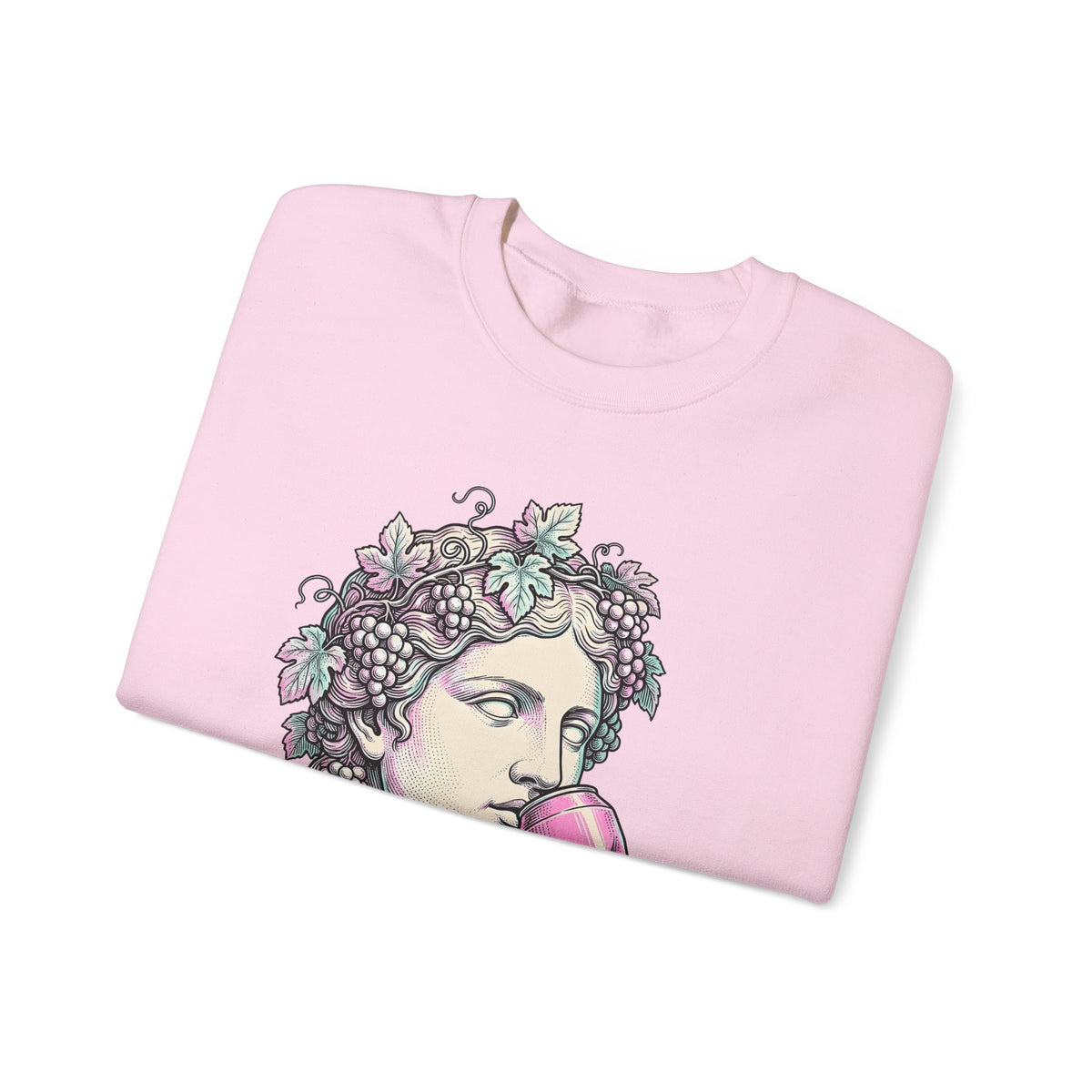 Classical Statue Sweatshirt Greek Art Trend Gift Women Cartoon Sweatshirt Sculpture Sweatshirt Art Fan Comic Sweatshirt Fashion Graphic Hand Drawn Beverage Can