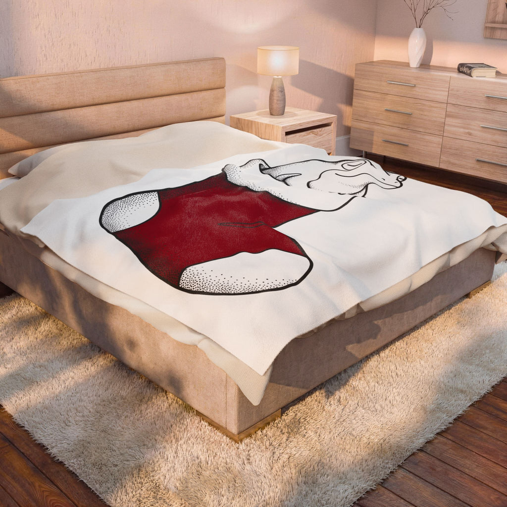Frog Holiday Sock Blanket Christmas Pet Gift Women Modern Blanket Toad Blanket Xmas Fan Holiday Blanket Animal Graphic Doodle Xmas Stocking Blanket