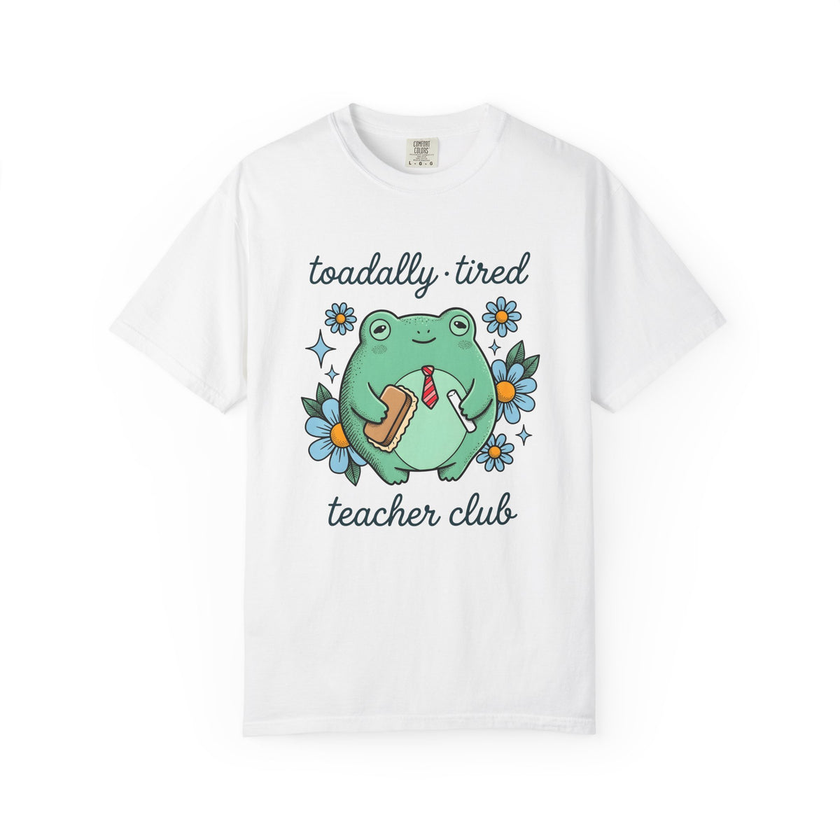 Amphibian Teacher T-Shirt Teachers Gag Gift Women Line Art T-Shirt Frog Teacher T-Shirt Educator Enthusiast Illustration Graphic Drawing