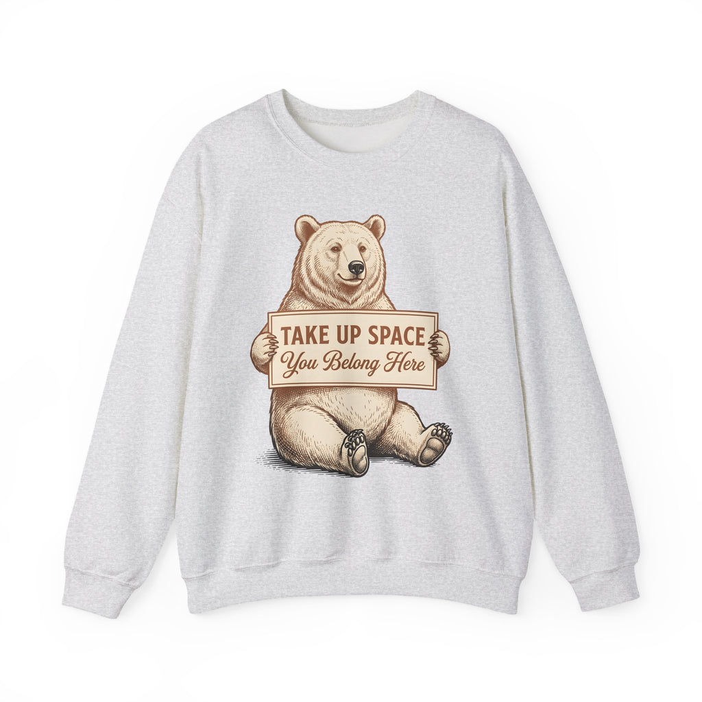 Bear Bear Animal Gift Vintage Grizzly Bear Fan Ursine Wildlife Hand Drawn Sign Sweatshirt
