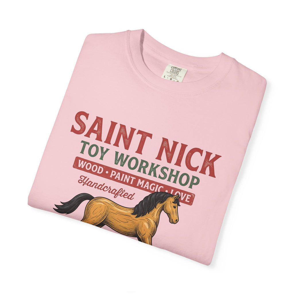 Rocking Horse T-Shirt Christmas Dolls Gift Women Retro T-Shirt Hobby Horse T-Sh