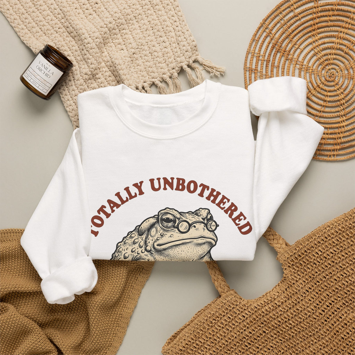 Toad Coffee Sweatshirt Funny Animal Gift Women Vintage Sweatshirt Coffee Sweatshirt Humor Fan Retro Sweatshirt Creature Graphic Hand Drawn Glasses Sweatshirt