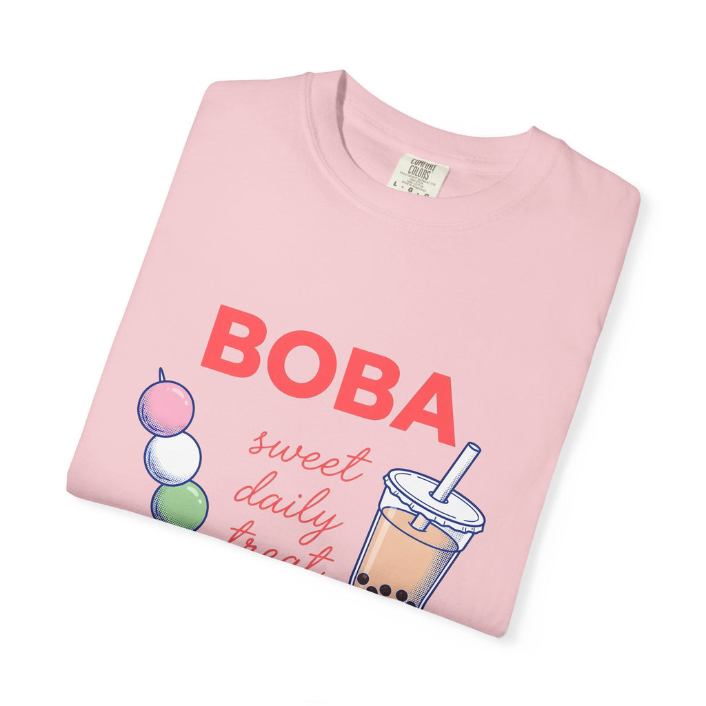 Tapioca Tea T-Shirt Drinks Culinary Gift Women Illustration T-Shirt Bubble Tea T-Shirt Beverage Fan Drawing Design Graphic Foodie Sketch Sweet