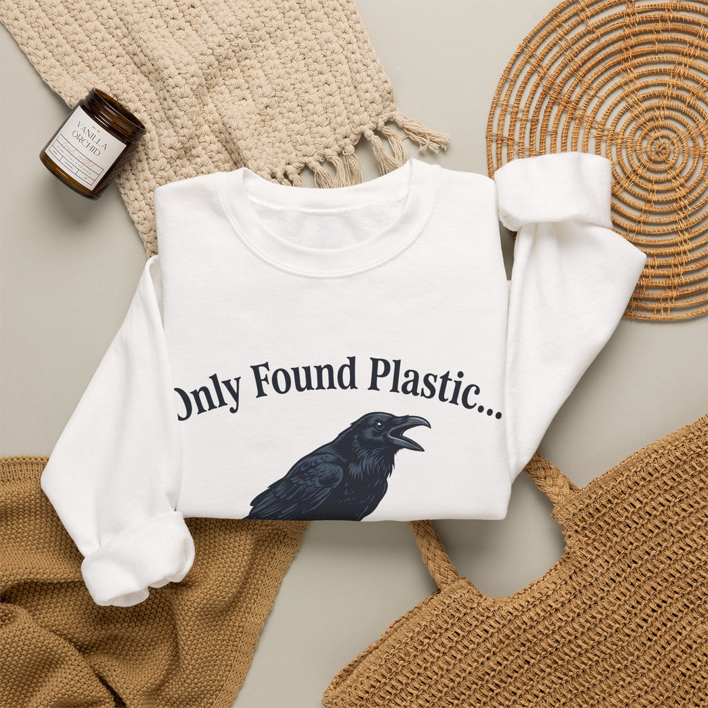 Crow Eggs Sweatshirt Easter Animal Gift Women Vintage Sweatshirt Raven Eggs Sweatshirt Easter Fan Retro Sweatshirt Creature Graphic Hand Drawn Egg Shells