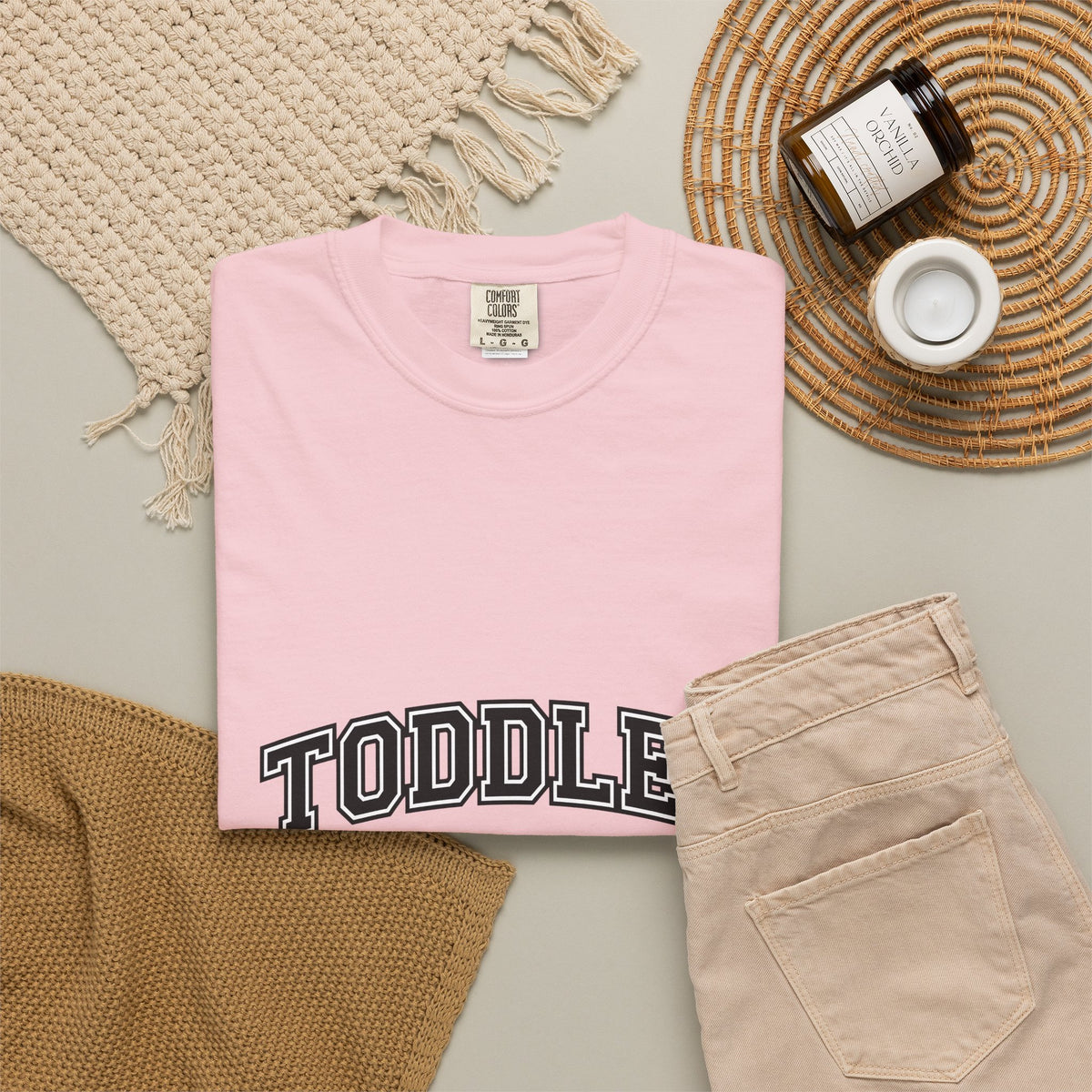 Varsity Lettering Style T-Shirt Mom Home Gift Women Thick T-Shirt Letterman T-Shirt Motherhood Fan Bold T-Shirt Domestic Graphic Basic Semicircle