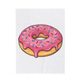 Donut Image Blanket Desserts Cuisine Gift Women Comic Blanket Doughnut Blanket Pastry Fan Cartoon Blanket Food Graphic Modern Nonpareils Blanket