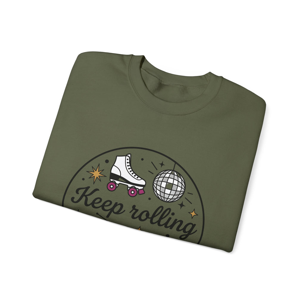 Roller Skate Sweatshirt Roller Skating Sound Gift Women Hand Drawn Sweatshirt Skateboard Sweatshirt Roller Derby Enthusiast Illustrated Sweatshirt Audio