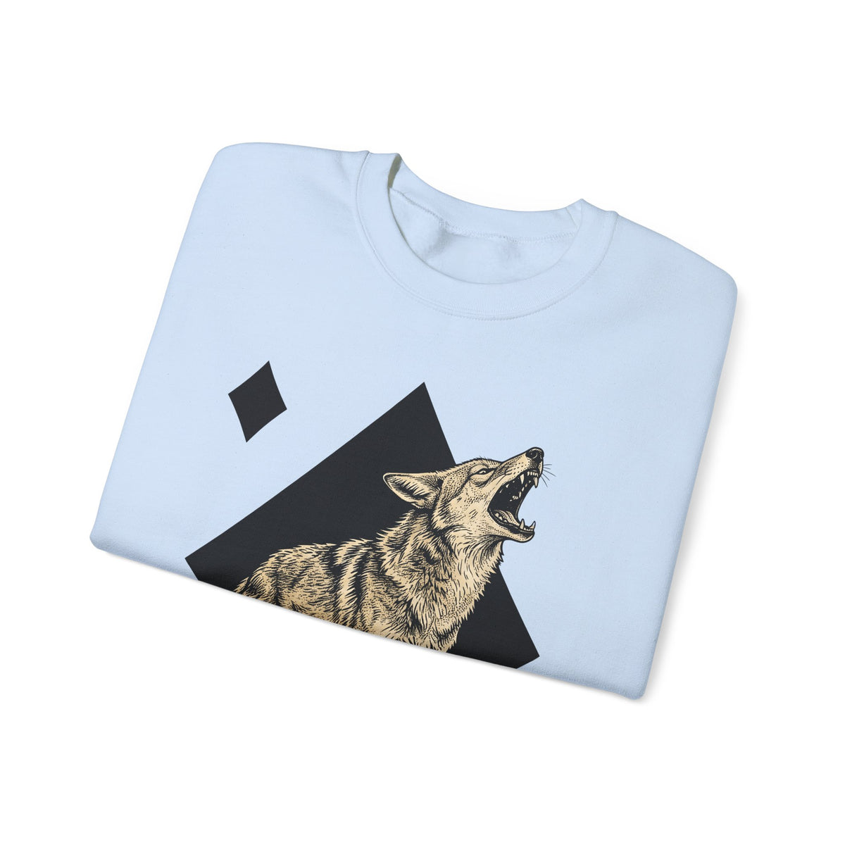 Howling Wolf Sweatshirt Wolf Pets Gift Women Sketch Sweatshirt Gray Wolf Sweatshirt Wolf Fan Canine Graphic Sweatshirt Hand Drawn Shape Sweatshirt