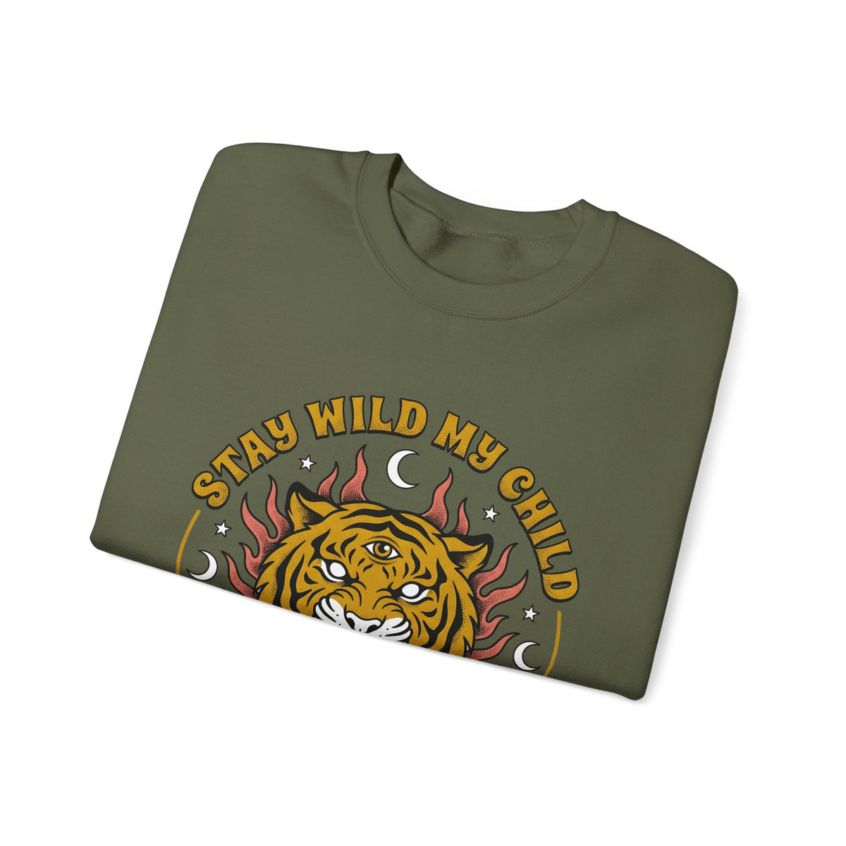Tiger Head Sweatshirt Boho Chic Animal Gift Women Psychedelic Sweatshirt Tiger Sweatshirt Hippie Fan Tribal Graphic Vintage Rose Sweatshirt