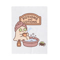 Spirit Spa Halloween Wellness Gift Cute Spiritual Center Horror Fan Spirituality Simple Bug Blanket