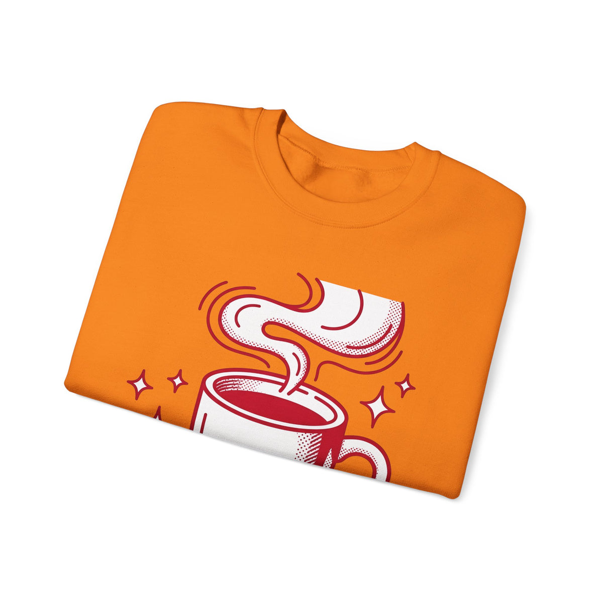 Coffee Cup Sweatshirt St. Valentine's Day Coffee Gift Women Pop Art Sweatshirt Sweatshirt Sweatshirt Valentine Fan Pop Art Sweatshirt Coffee Design Retro Stars Sweatshirt