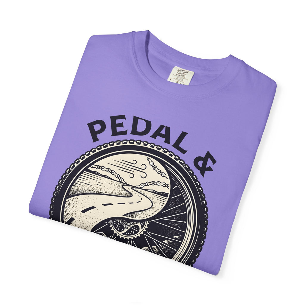 Biking Wheel T-Shirt Cycling Journey Gift Women Heritage T-Shirt Spokes T-Shirt Cyclist Enthusiast Vintage T-Shirt Travel Graphic Nostalgic
