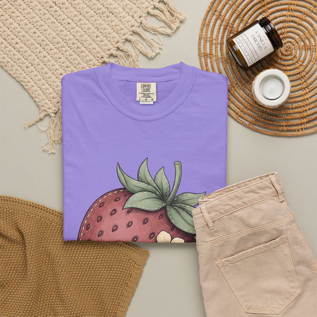 Strawberry Design T-Shirt Moms Harvest Gift Women Garden T-Shirt Fruit T-Sh