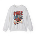 Peace Sign Sweatshirt 4th Of July Independence Gift Women Nostalgic Sweatshirt Peace Symbol Sweatshirt Patriot Fan Retro Sweatshirt Liberty Graphic Classic