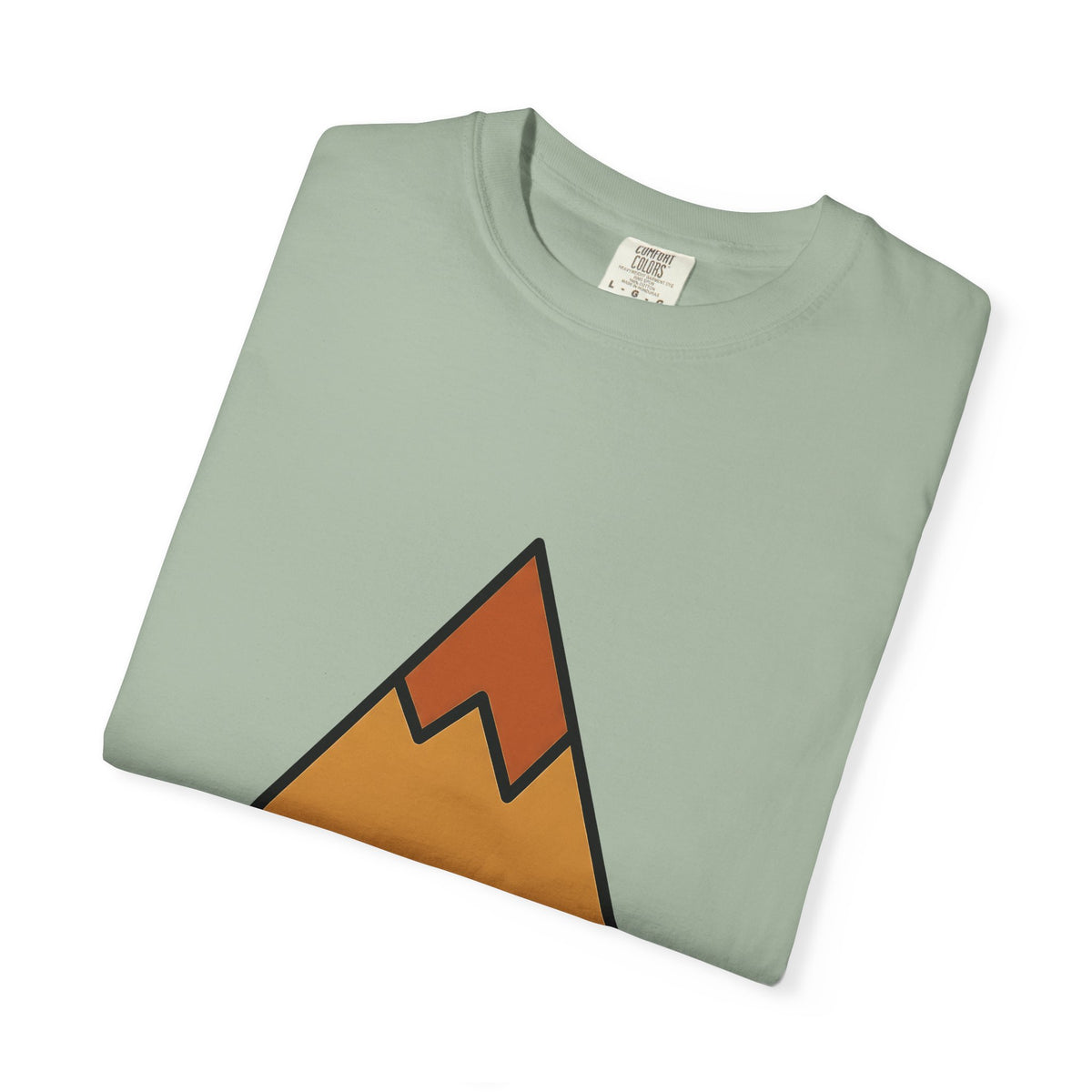 Mountain Nature Outdoors Gift Minimalist Peak Wilderness Enthusiast Simple Adventure T-Shirt