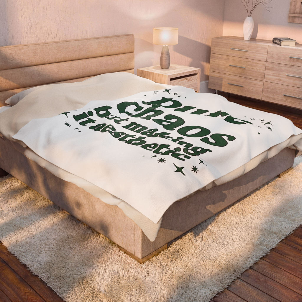 Retro Text Blanket Mom Humor Gift Women Playful Blanket Typography Blanket Motherhood Fan Funny Blanket Sarcasm Graphic Minimalist Stars Blanket