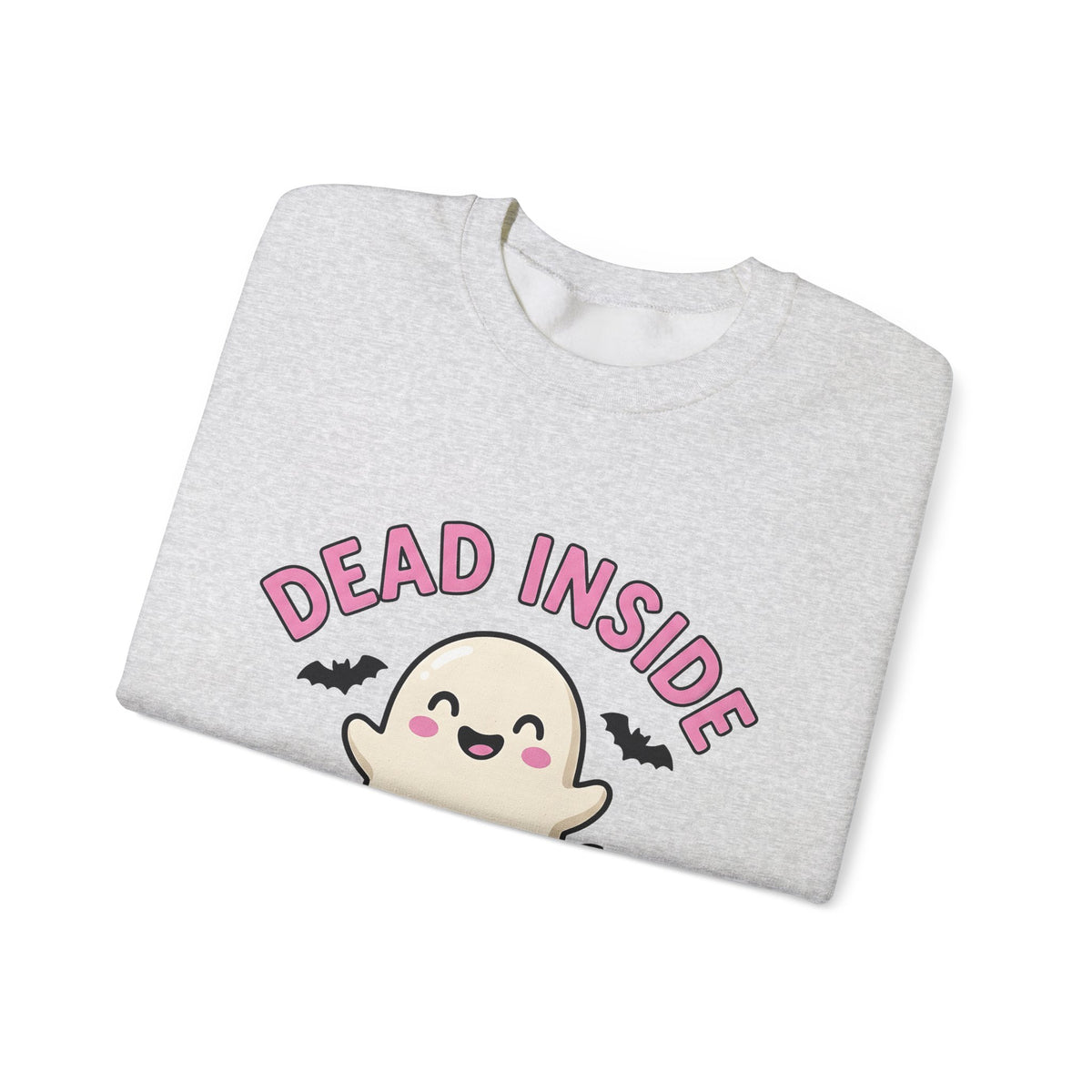 Spirit Illustration Sweatshirt Funny Spooky Gift Women Cute Sweatshirt Art Sweatshirt Humor Fan Cartoon Sweatshirt Horror Graphic Comic Flying Mammals Sweatshirt