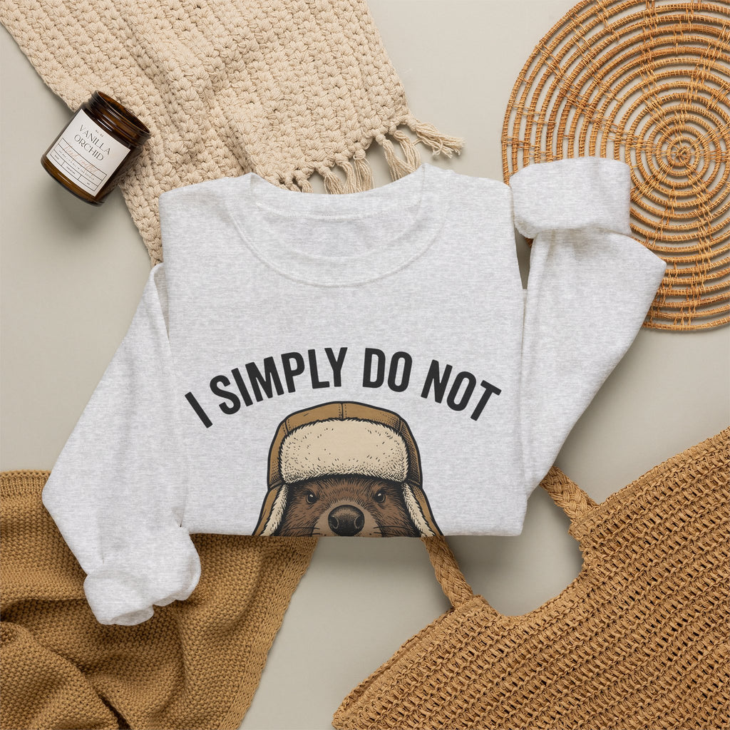 Beaver Woodsman Sweatshirt Funny Wildlife Gift Women Comic Sweatshirt Beaver Sweatshirt Humor Fan Cartoon Sweatshirt Animal Graphic Retro Checkered Sweatshirt