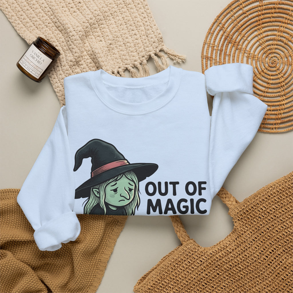 Magic Vacuum Sweatshirt Halloween Joke Gift Women Hand Drawn Sweatshirt Suction Machine Sweatshirt Horror Fan Hand Drawn Sweatshirt Prank Graphic Distressed