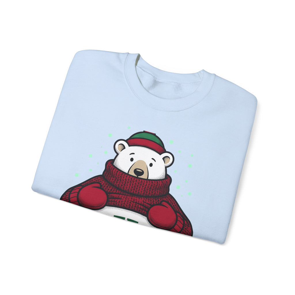 Polar Bear Sweater Sweatshirt Christmas Animal Gift Women Cartoon Sweatshirt Ursa Sweatshirt Xmas Fan Toon Sweatshirt Wildlife Graphic Vintage Winter Hat