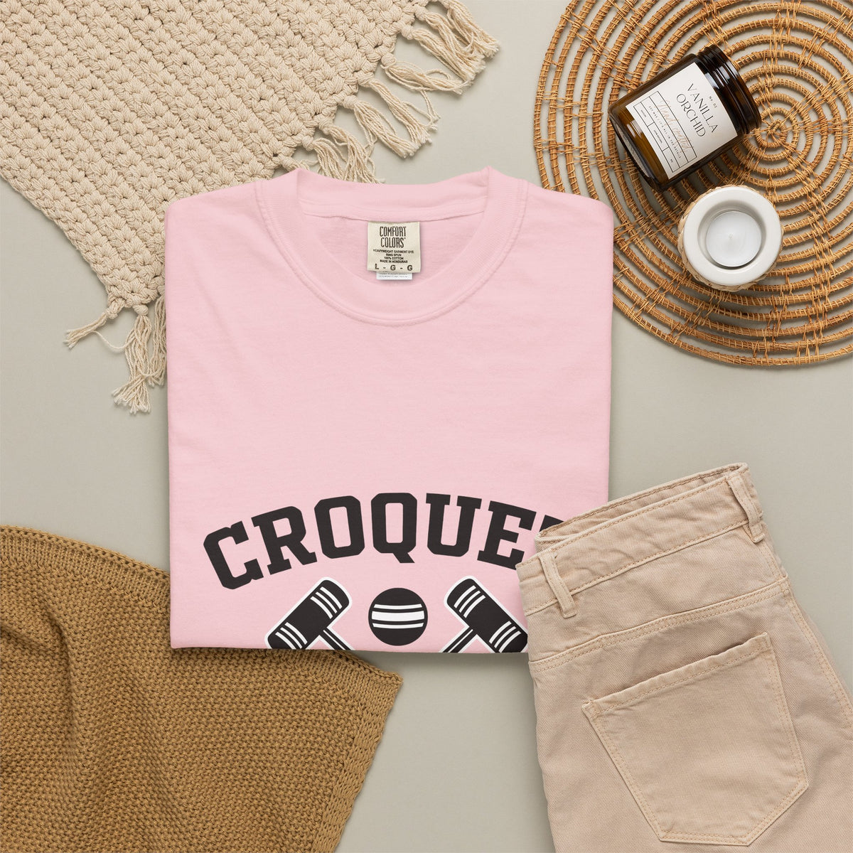 Croquet Mallets Croquet Game Gift Bold Mallet Croquet Fan Bold Sport Vintage Ball T-Shirt