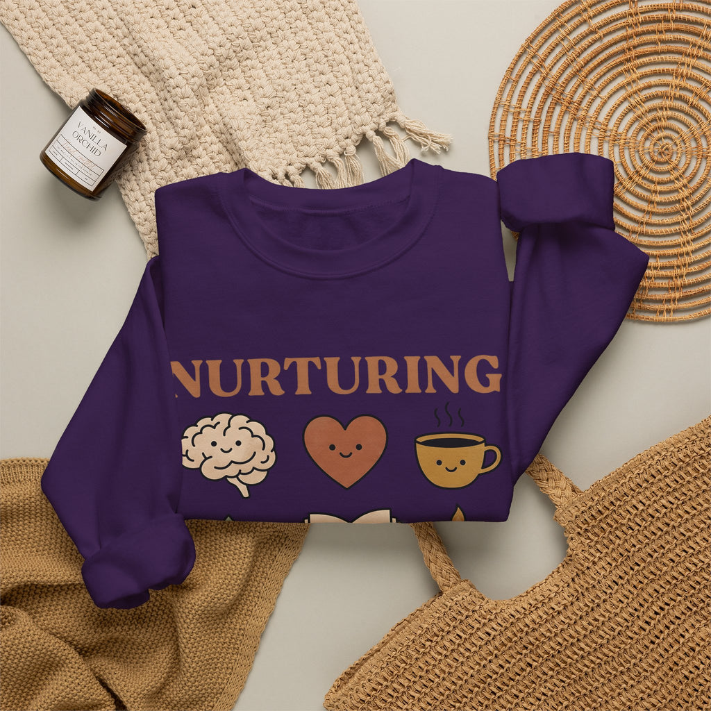 Self Love Symbols Sweatshirt Nurses Health Gift Women Sketch Sweatshirt Affirmation Sweatshirt Nurse Practitioner Enthusiast Drawing Sweatshirt Wellness