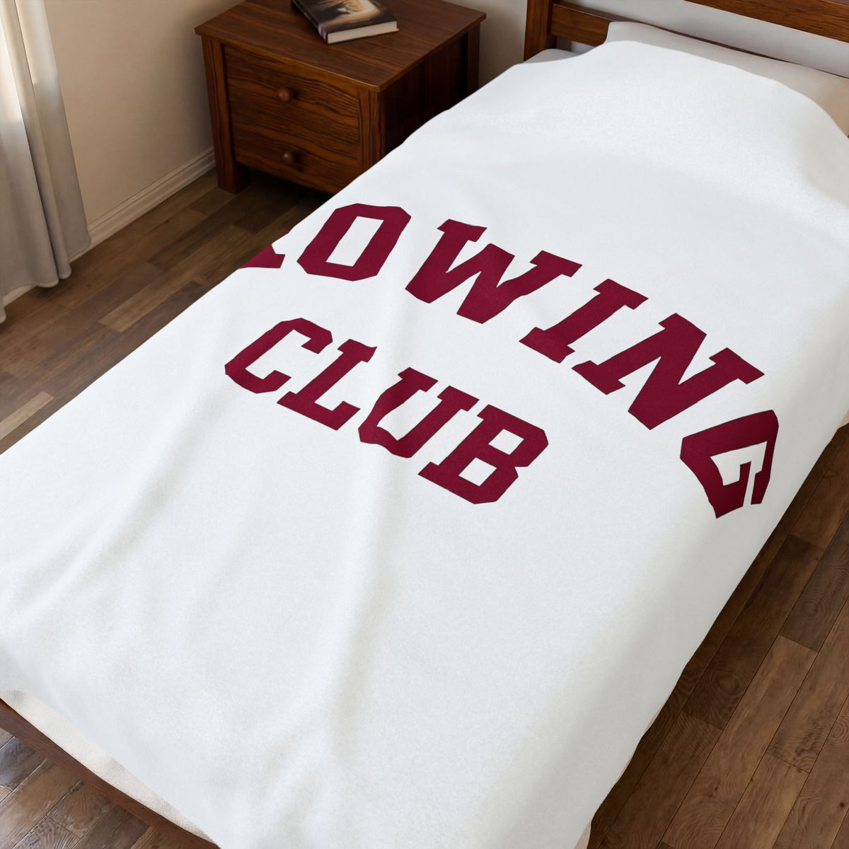 Rowing Team Blanket Rowing Fitness Gift Women Athletic Blanket Crew Blanket Rowing Enthusiast Sporty Blanket Workout Graphic Retro Varsity Font