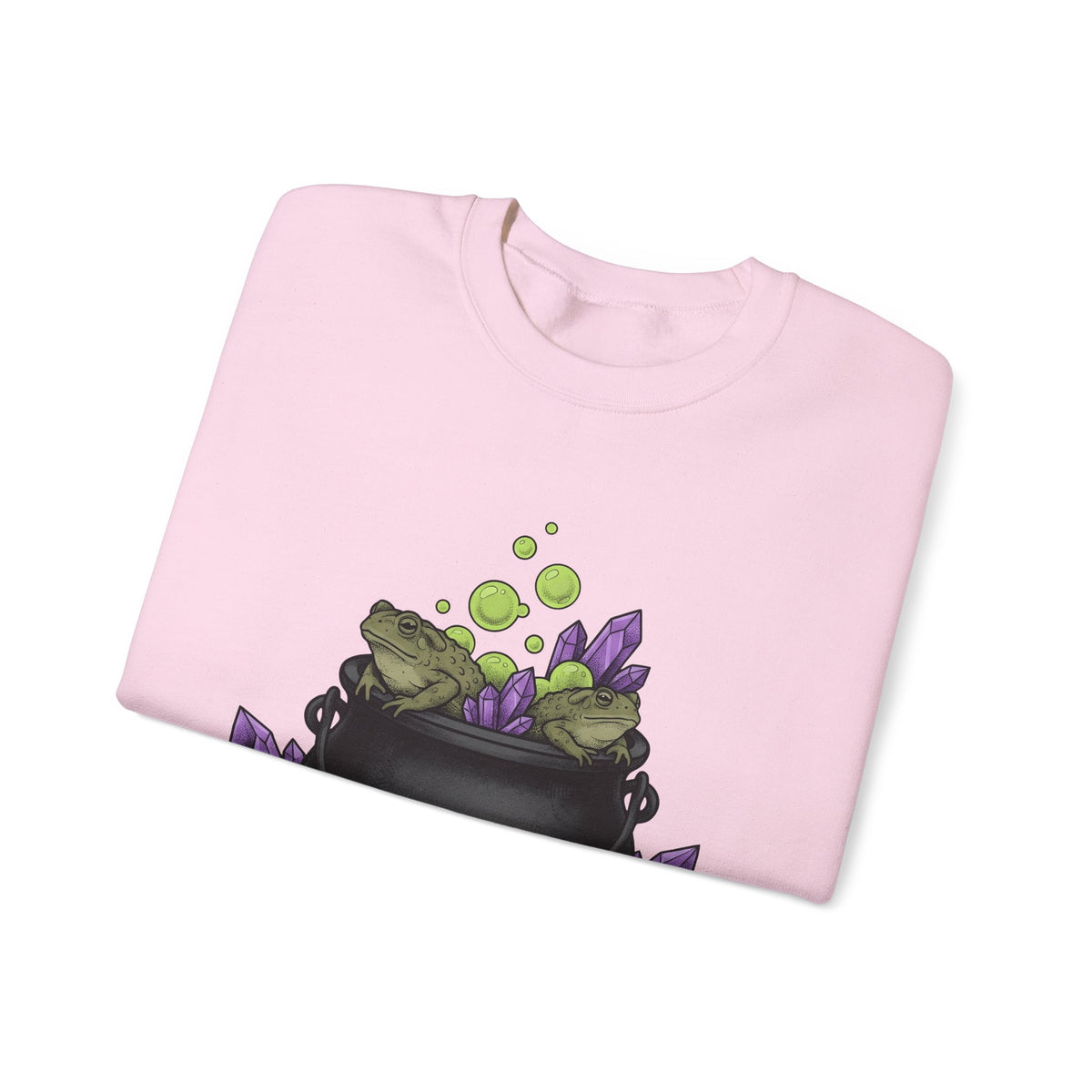 Cauldron Frogs Sweatshirt Halloween Witchcraft Gift Women Gothic Sweatshirt Toad Sweatshirt Horror Fan Dark Sweatshirt Occult Graphic