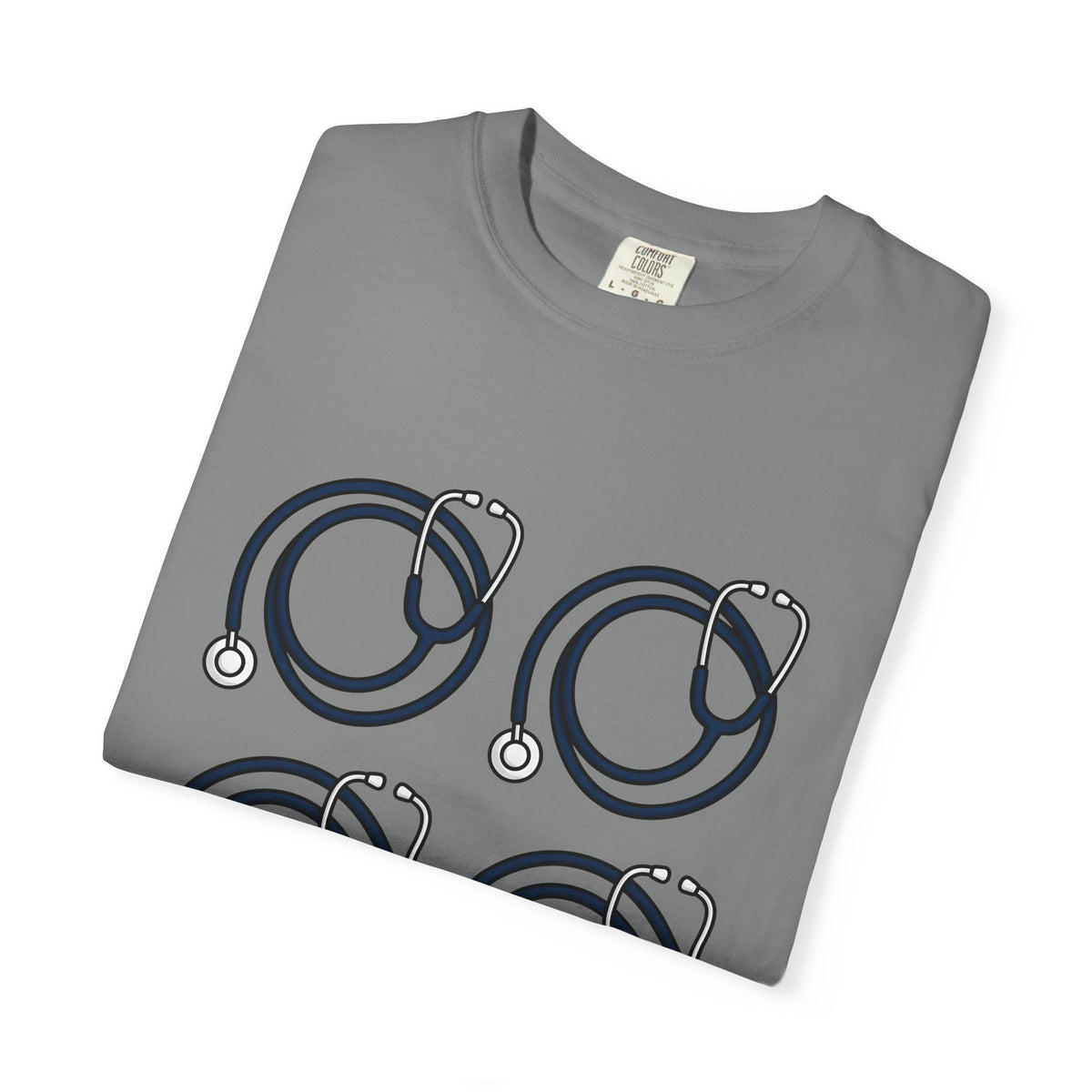 Stethoscope Print T-Shirt Nurses Medical Gift Women Simple T-Shirt Medical Device T-Shirt Nurse Practitioner Enthusiast Minimalist T-Shirt Clinical