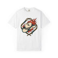 Cowboy Hat T-Shirt Cowgirl Western Gift Women Tattoo Art T-Shirt Stetson T-Shirt Rodeo Fan Tattooed T-Shirt Country Graphic Vintage Flames T-Shirt