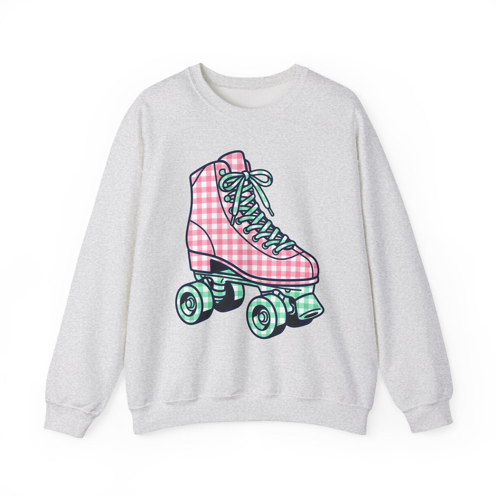 Roller Skates Sweatshirt Roller Skating Classic Gift Women Cute Sweatshirt Roller Skating Sweatshirt Roller Derby Fan Kawaii Sweatshirt Retro Graphic Nostalgic