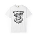 Cosmic Frog T-Shirt Funny Wildlife Gift Women Sketch T-Shirt Toad T-Shirt Humor Fan Cartoon T-Shirt Animal Graphic Line Art Shuttle T-Shirt