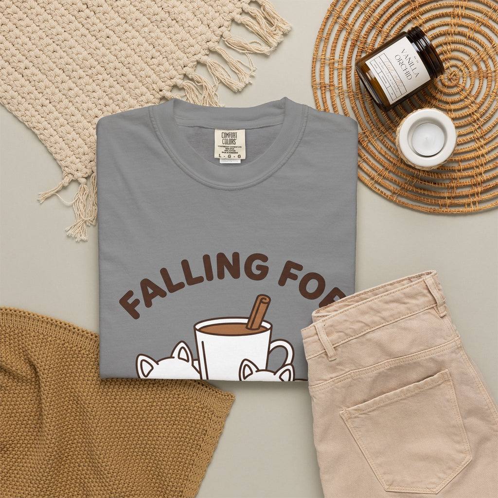 Fox Coffee Cup T-Shirt Coffee Animal Gift Women Cute T-Shirt T-Shirt T-Shirt Coffee Fan Coffee T-Shirt Graphic Kawaii T-Shirt Minimalist Cinnamon Stick