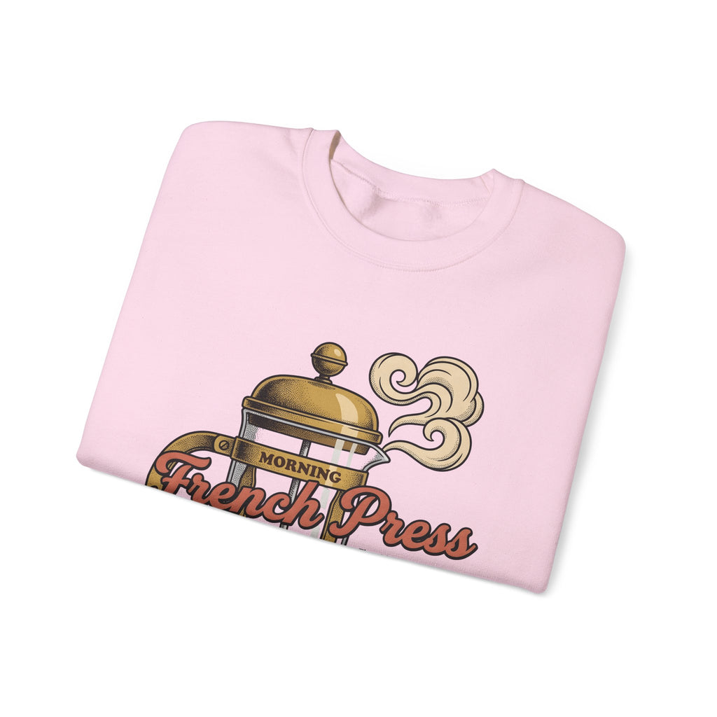French Press Coffee Sweatshirt Coffee Cuisine Gift Women Hand Drawn Sweatshirt Cafetiere Sweatshirt Coffee Fan Coffee Bean Illustration Graphic Line Art
