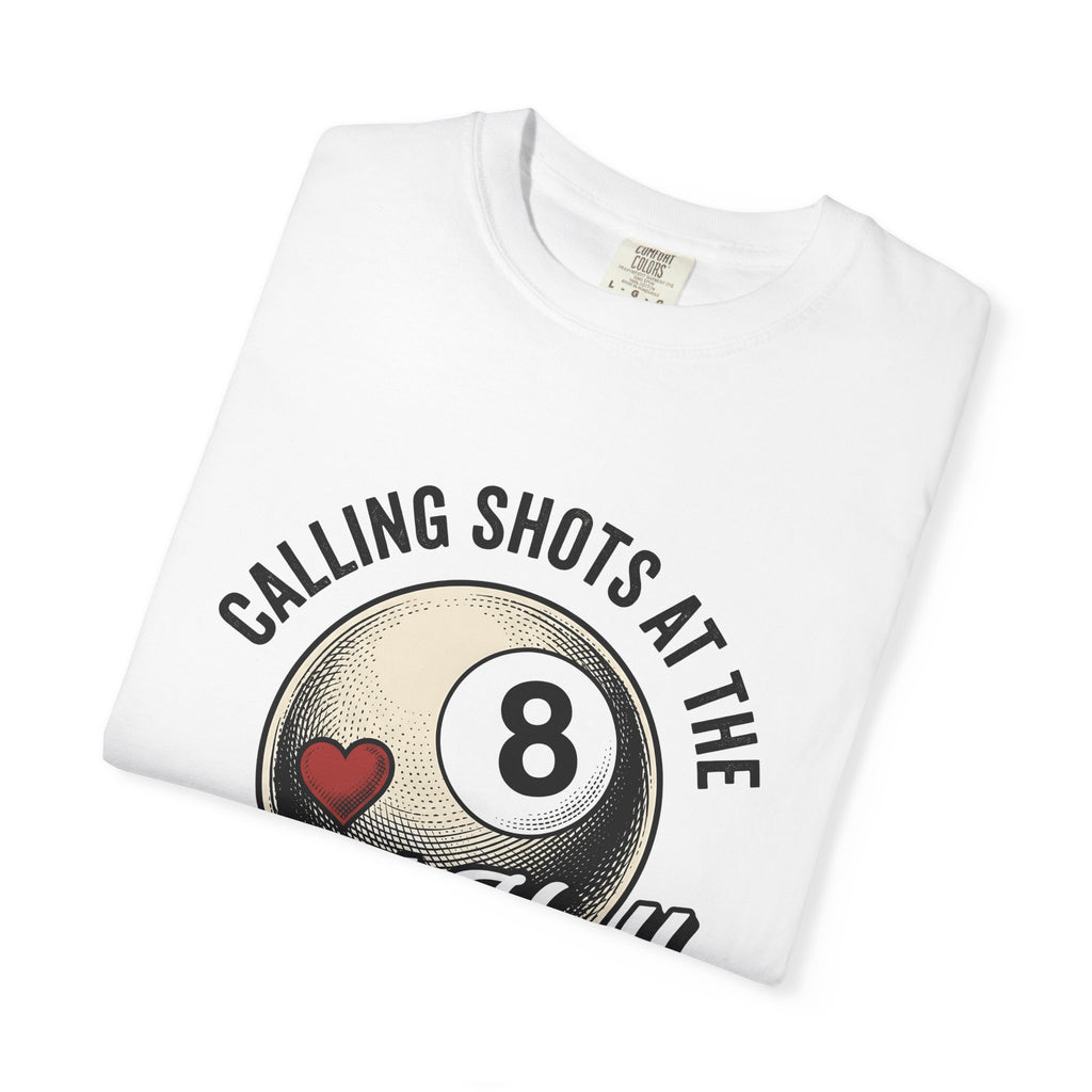 Billiard Ball Billiards Lounge Gift Retro Pool Ball Billiard Fan Vintage Bar Classic Heart T-Shirt