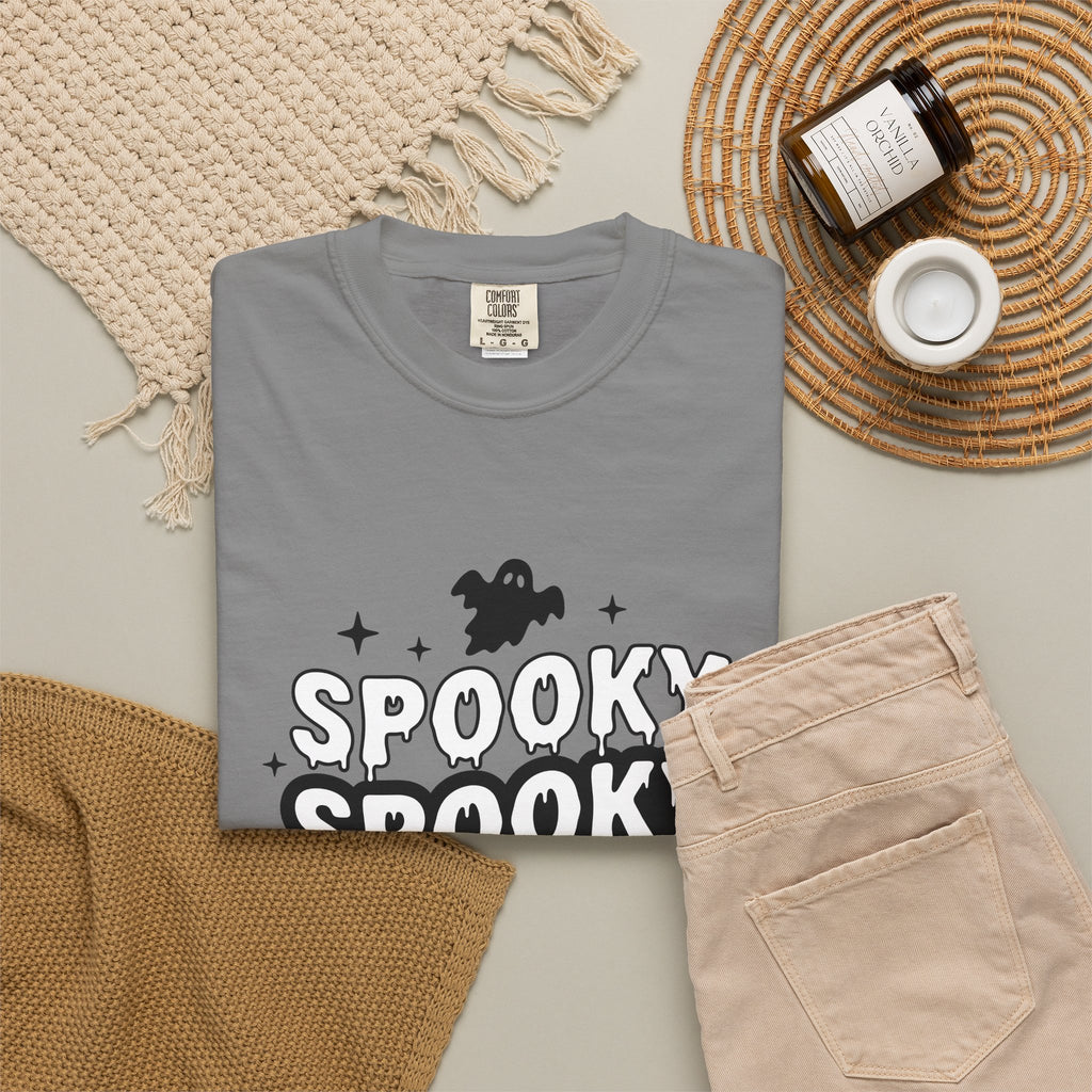 Spirit Design T-Shirt Halloween Thriller Gift Women Modern T-Shirt Spirituality T-Shirt Horror Fan Abstract T-Shirt Suspense Graphic Vintage Web