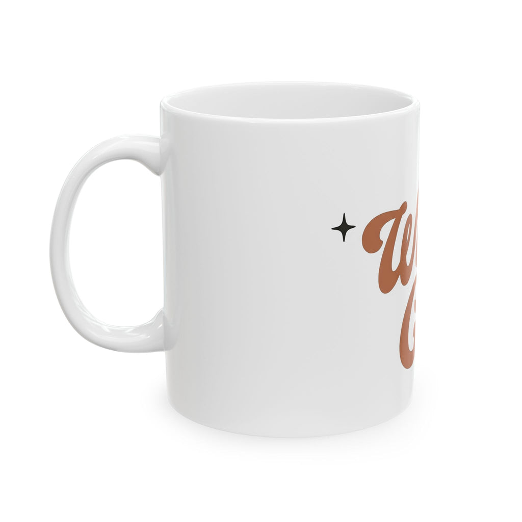 Feline Shape Mug Halloween Style Gift Women Classic Mug Cat Mug Horror Fan Retro Mug Fashion Graphic Simple Twinkles Mug
