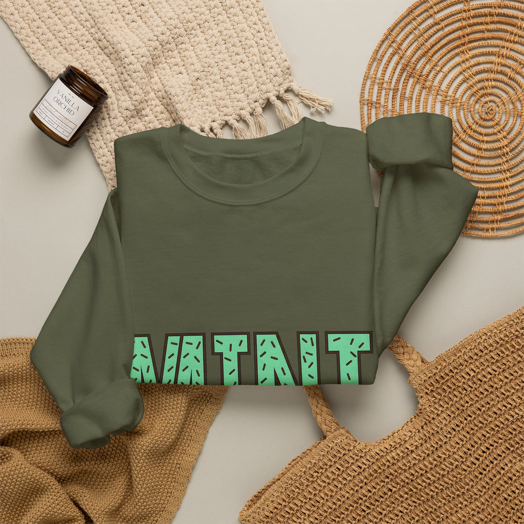 Sprinkle Motif Text Sweatshirt Desserts Confections Gift Women Cute Sweatshirt Sprinkle Text Sweatshirt Dessert Fan Sprinkles Sweatshirt Candy Graphic Hand