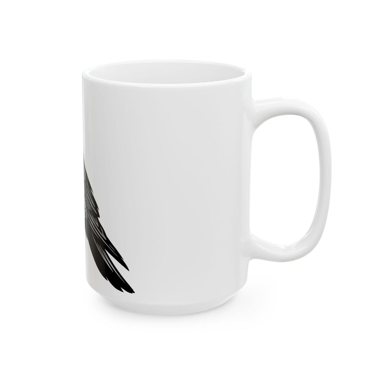 Crow Bones Mug Halloween Fright Gift Women Dark Mug Raven Mug Horror Fan Gothic Mug Scary Graphic Retro Head