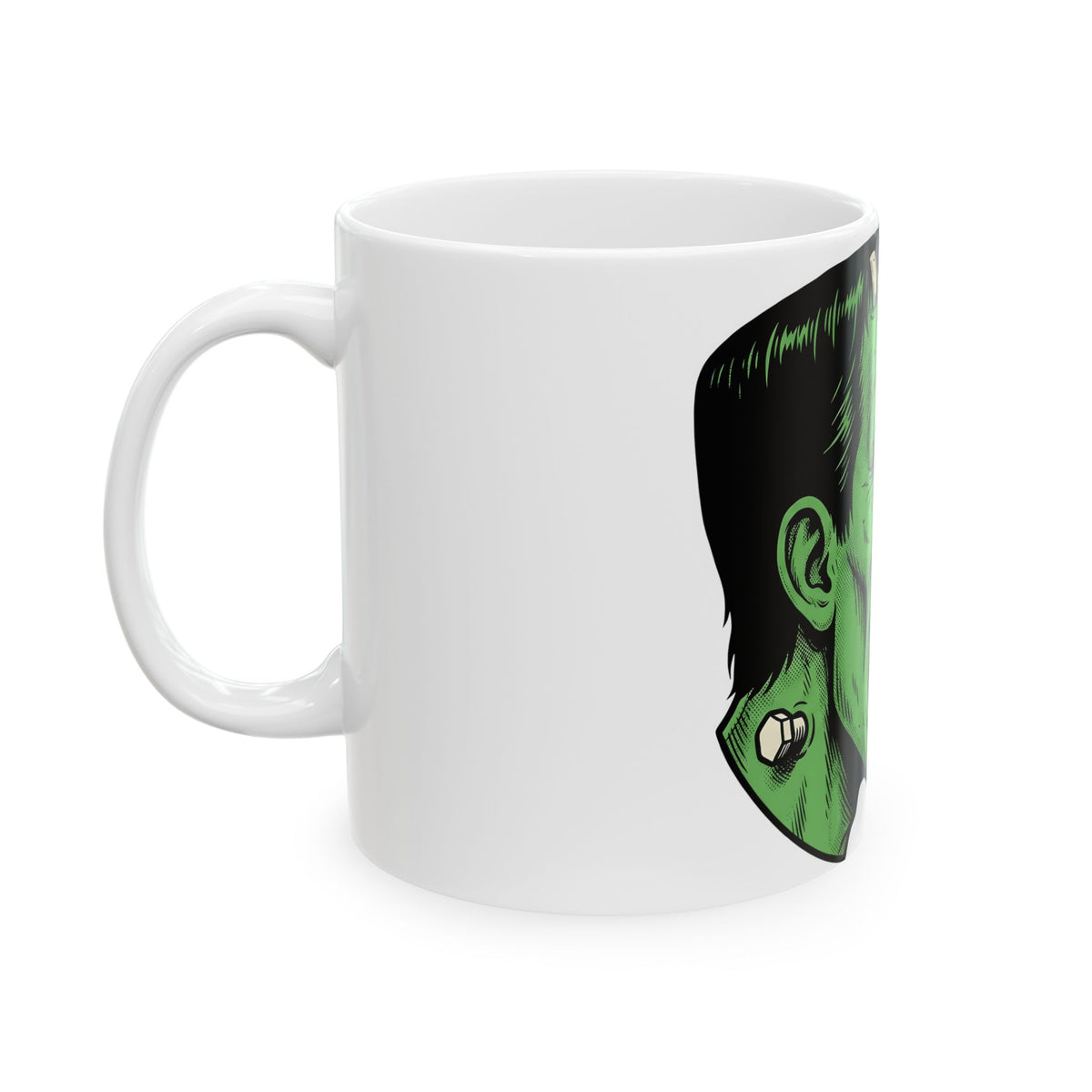 Frankenstein Creature Halloween Scary Gift Cartoon Monster Horror Fan Creepy Frightening Mug