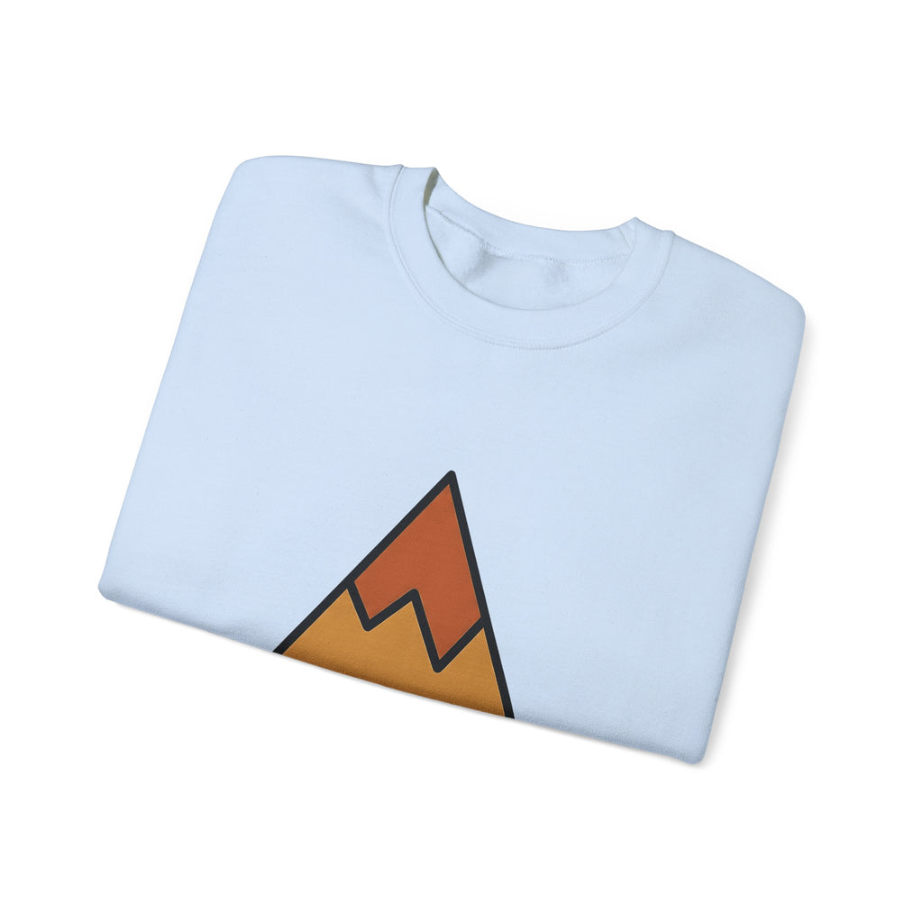Mountain Nature Outdoors Gift Minimalist Peak Wilderness Enthusiast Simple Adventure Sweatshirt