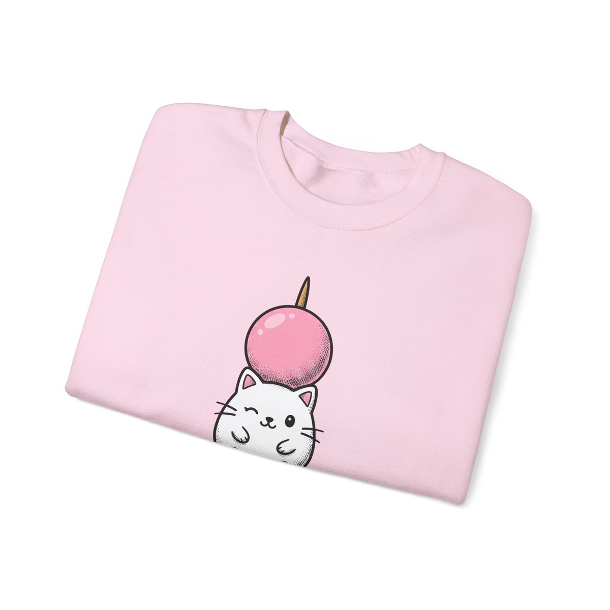 Feline Mochi Cat Snack Gift Adorable Cat Cat Fan Kitty Food Comic Sweet Candy Sweatshirt