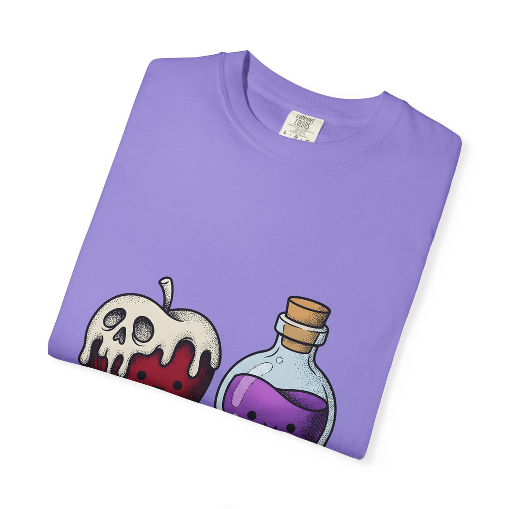 Deadly Fruit Elixir T-Shirt Halloween Halloween Gift Women Cartoon T-Shirt Poison Drink T-Shirt Halloween Fan Comic T-Shirt Spooky Graphic Hand