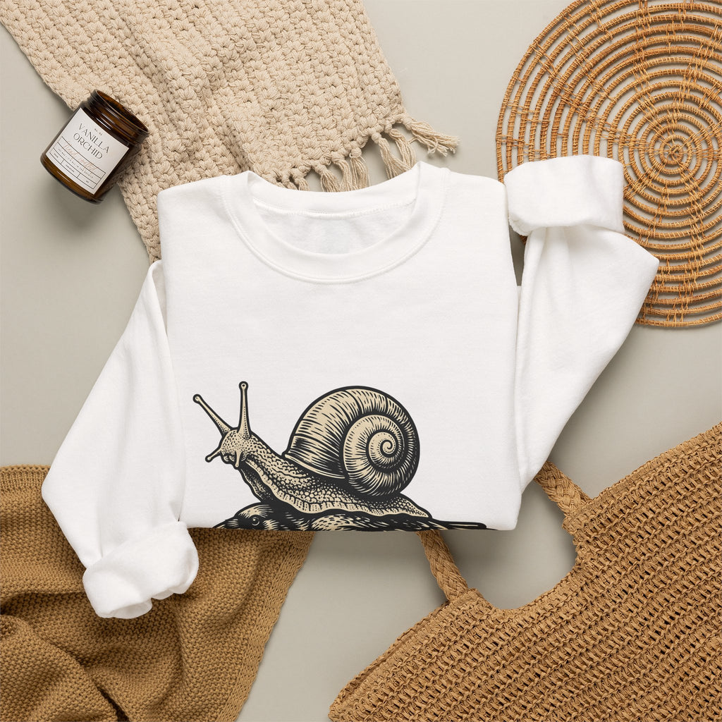 Slug Raven Sweatshirt Funny Wildlife Gift Women Classic Sweatshirt Raven Sweatshirt Humor Fan Vintage Sweatshirt Animal Graphic Doodle Wings Sweatshirt