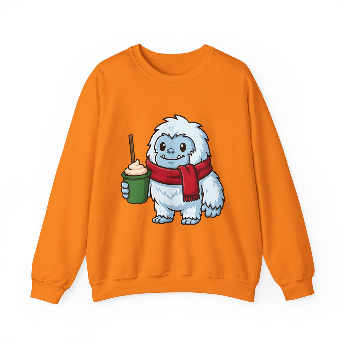 Abominable Snowman Christmas Holiday Gift Comic Yeti Xmas Fan Cartoon Holiday Chibi Sweatshirt