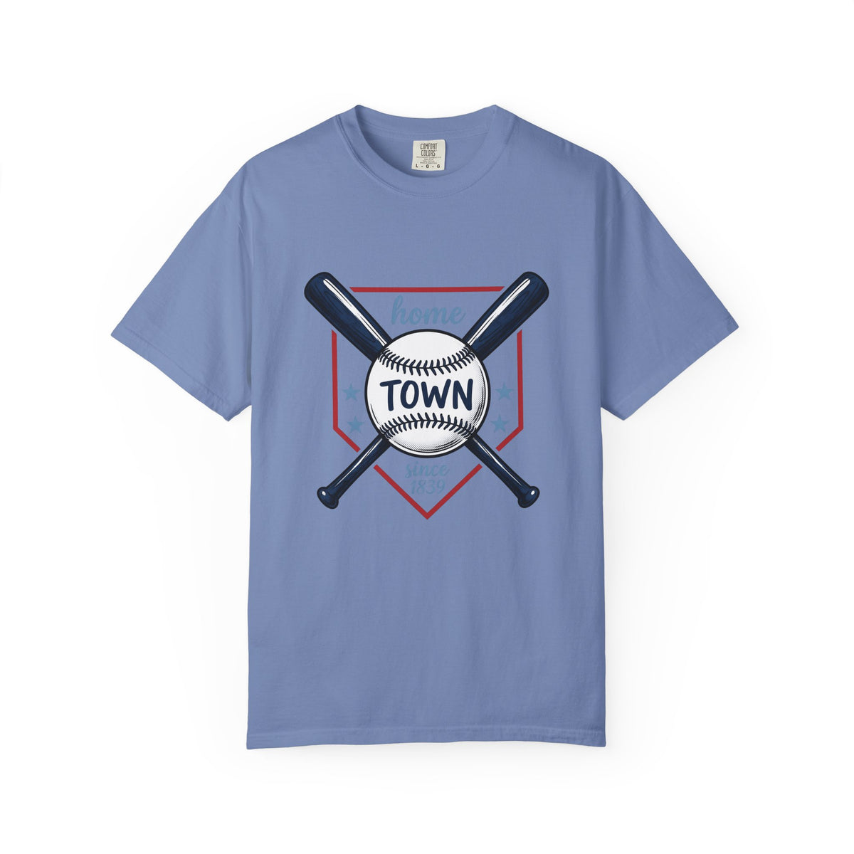 Baseball Graphic T-Shirt America/4th Of July Sports Gift Women Vintage T-Shirt Baseball T-Shirt Patriot Fan Distressed T-Shirt Athletic Graphic