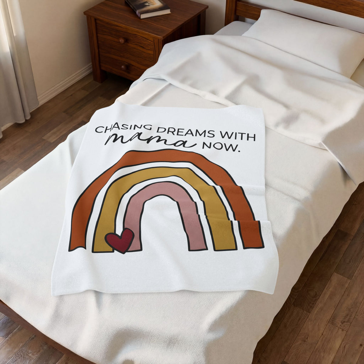 Rainbow Design Blanket Moms Household Gift Women Hippie Blanket Colorful Blanket Mom Enthusiast Boho Blanket Home Graphic Simple Love Symbol Blanket